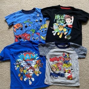 Paw patrol shirt bundle 4T